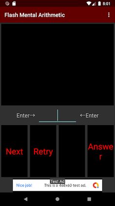 Flash mental arithmetic - Screenshot 2