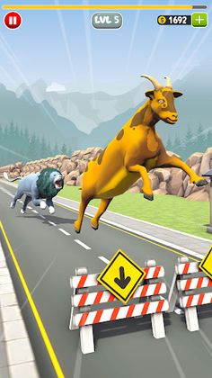 Goat Running Games: Fun Race - Screenshot 3