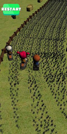 Lawnmower Race - Screenshot 1