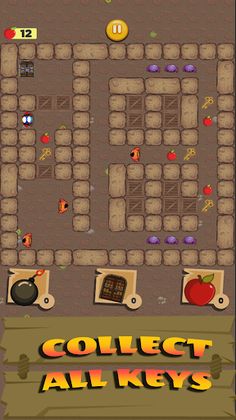 Maze Room: 2d Push Puzzle Game - Screenshot 1
