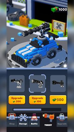 Cars Battle - Voxel Edition - Screenshot 1