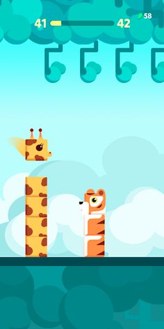 Flying Giraffe or Tap Bird 3D - Screenshot 1