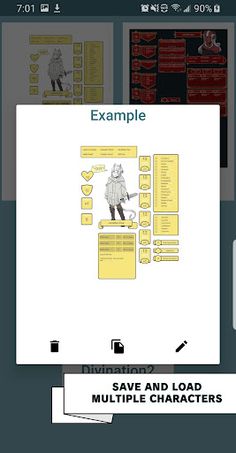 Xel's Character Sheet Maker - Screenshot 4
