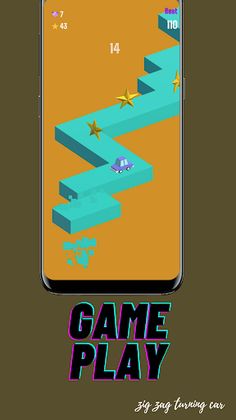 Zig Zag Turning Car - Screenshot 2