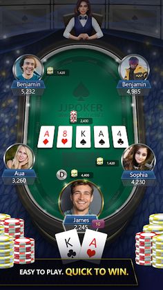 JJPoker Texas Holdem Online - Screenshot 1
