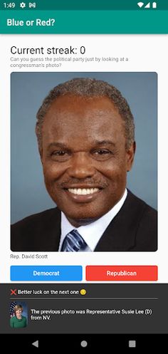 Blue or Red? Guess the party - Screenshot 4