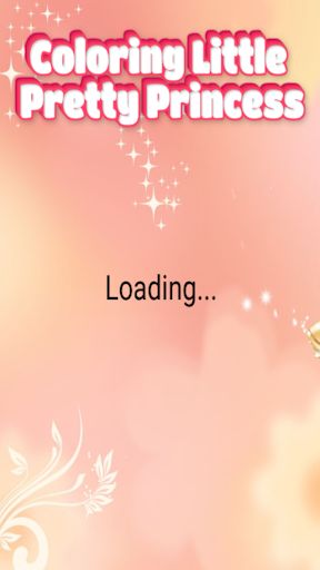 coloring little princess - Screenshot 3