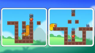 Greedy Apple Worm Puzzle - Screenshot 2