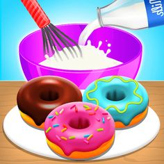 Donut Maker Girls Cooking Game - Screenshot 1