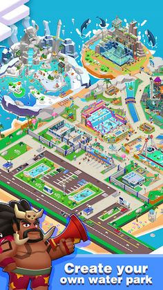 Idle Aquapark Tycoon - Screenshot 1