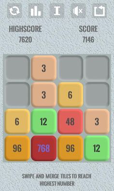 3072 - A Puzzle Game On Number - Screenshot 4
