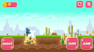 JetPack BoyShark Shoot and Run - Screenshot 1