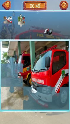 Fire Truck Puzzle - Screenshot 4