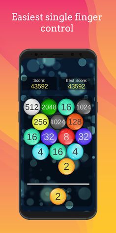Bubbles shooter 2048 - Screenshot 1