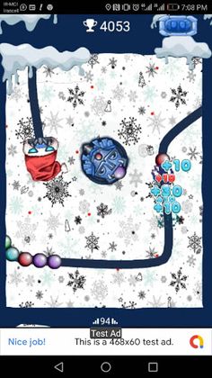 Winter ball deluxe shoot game - Screenshot 1