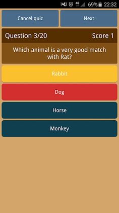 Chinese Astrology Quiz - Screenshot 2