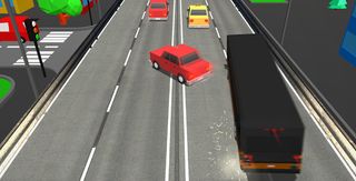 Blocky Cars Rush Drive - Screenshot 1
