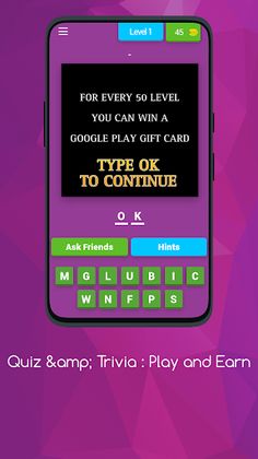 QUIZ & TRIVIA : PLAY AND EARN - Screenshot 1