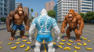 Gorilla vs Apes Fighting Game - Screenshot 2