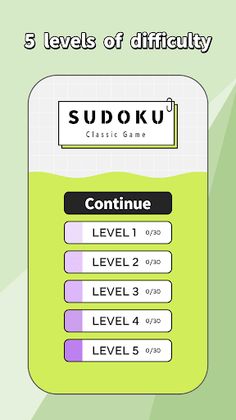 SUDOKU Classic Game - Screenshot 1