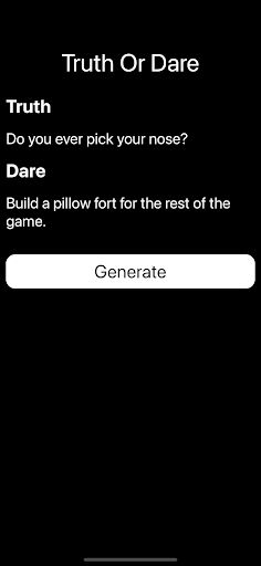 Truth Or Dare Generator - Screenshot 2