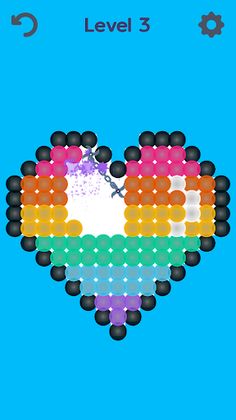 Balloon Pop 3D -grass blob cut - Screenshot 3