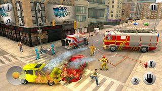 911 Emergency Fire Truck Games - Screenshot 2