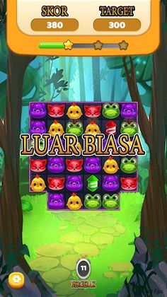 Pesta Binatang: Match 3 Game - Screenshot 2