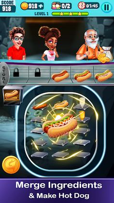 Food Merge - Idle Clicker Game - Screenshot 3