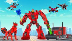 Robot War Drone Robo Transform - Screenshot 2