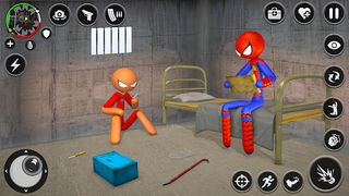 Spider Stick Hero Prison Break - Screenshot 3