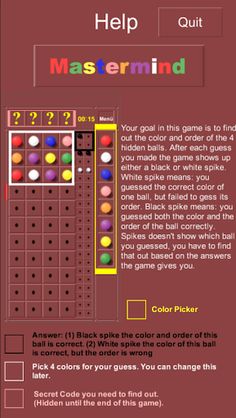 Mastermind - Screenshot 4