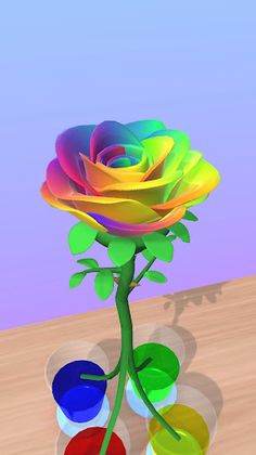 Rainbow Flowers DIY - Screenshot 1