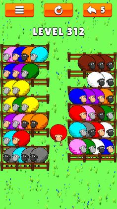 Sheep Sorting Puzzle - Screenshot 2