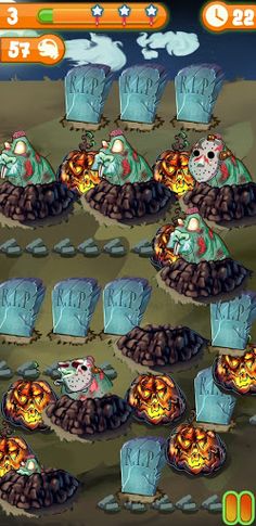 Punch a mole! Halloween Editio - Screenshot 2