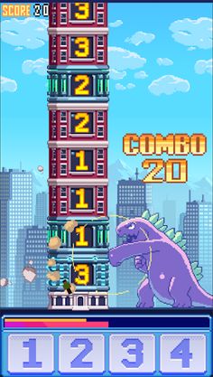 MonsTouch - Pixel Arcade Game - Screenshot 2