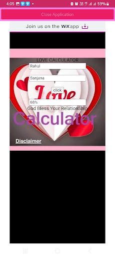 Love Calculator - Screenshot 2