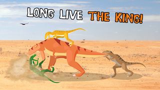 T-Rex Fights Raptors - Screenshot 2