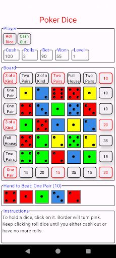 Poker Dice - Screenshot 3