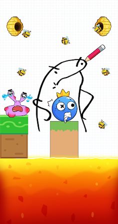 Draw To Save Rainbow Monster - Screenshot 2