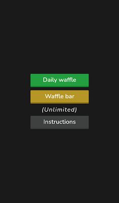 Waffle Unlimited Word Game - Screenshot 1