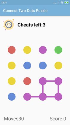 Connect two dots puzzle - Screenshot 2