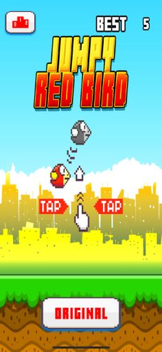 Jumpy Red Bird: Tube Hopper - Screenshot 4