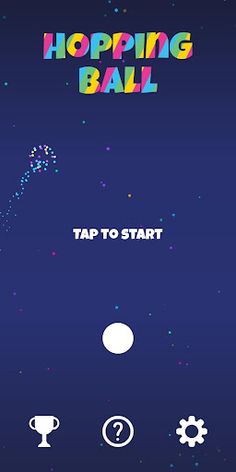 Hopping Ball : Color Blocks - Screenshot 1