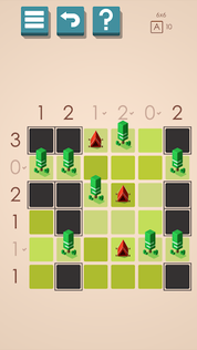 Tents and Trees Puzzles - Screenshot 1