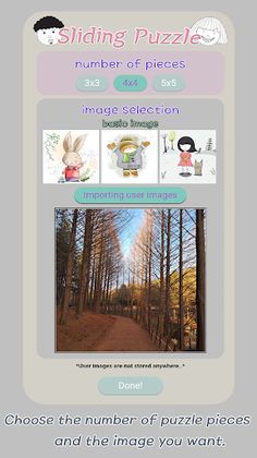 SlidingPuzzle: UsingMyPictures - Screenshot 1