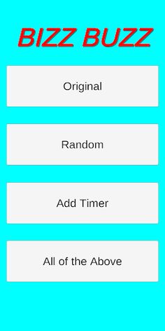 BizzBuzz - Screenshot 1