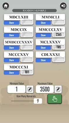 Random Numerals - Screenshot 2