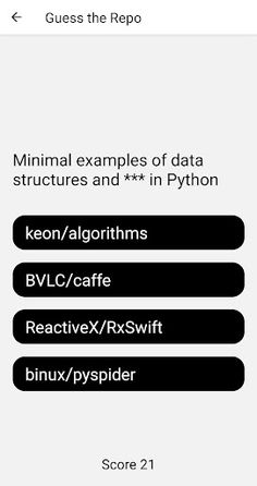 Guess the Repo - Screenshot 2