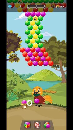 Bubble Birds: Selamatkan Cendr - Screenshot 1